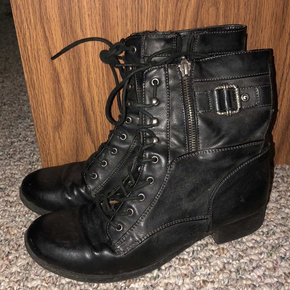 Guess combat boots